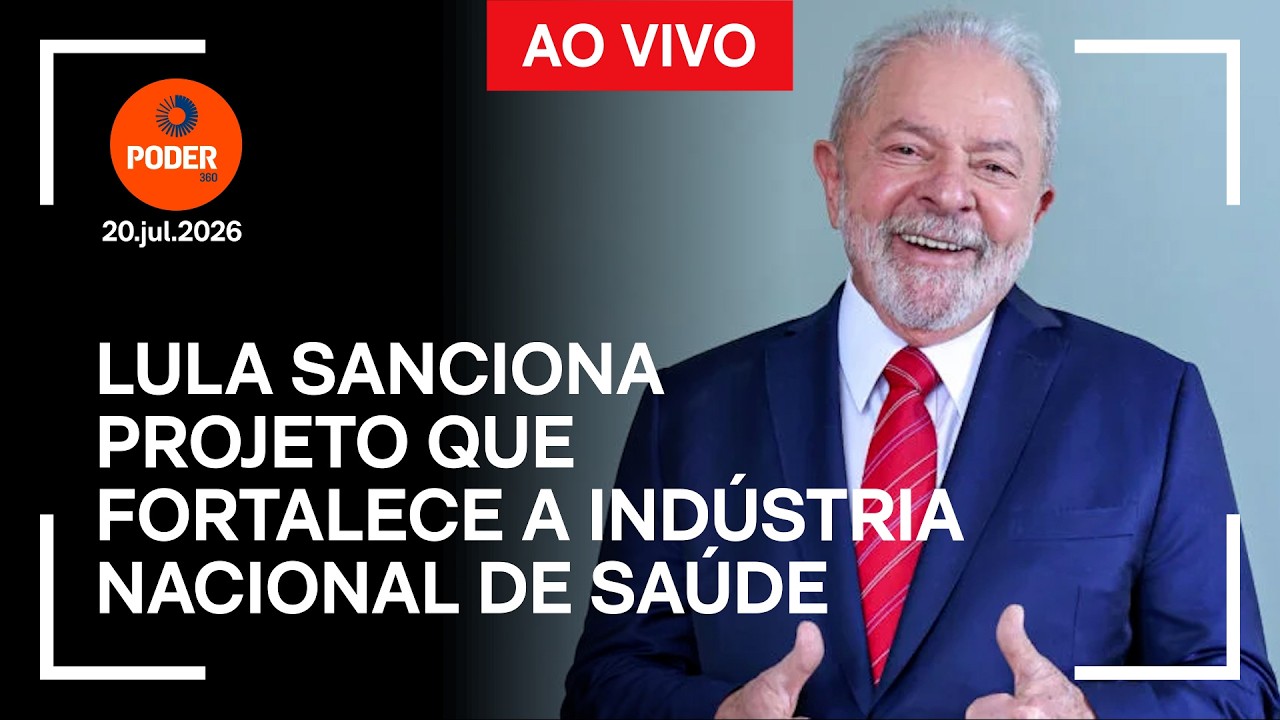 Ao vivo: Lula sanciona projeto para fortalecer indústria da saúde