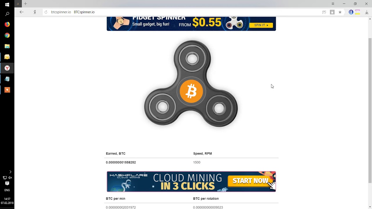 Btcspinner.io SCRIPT HACK Feb 2018 Original script Not Recording Mouse