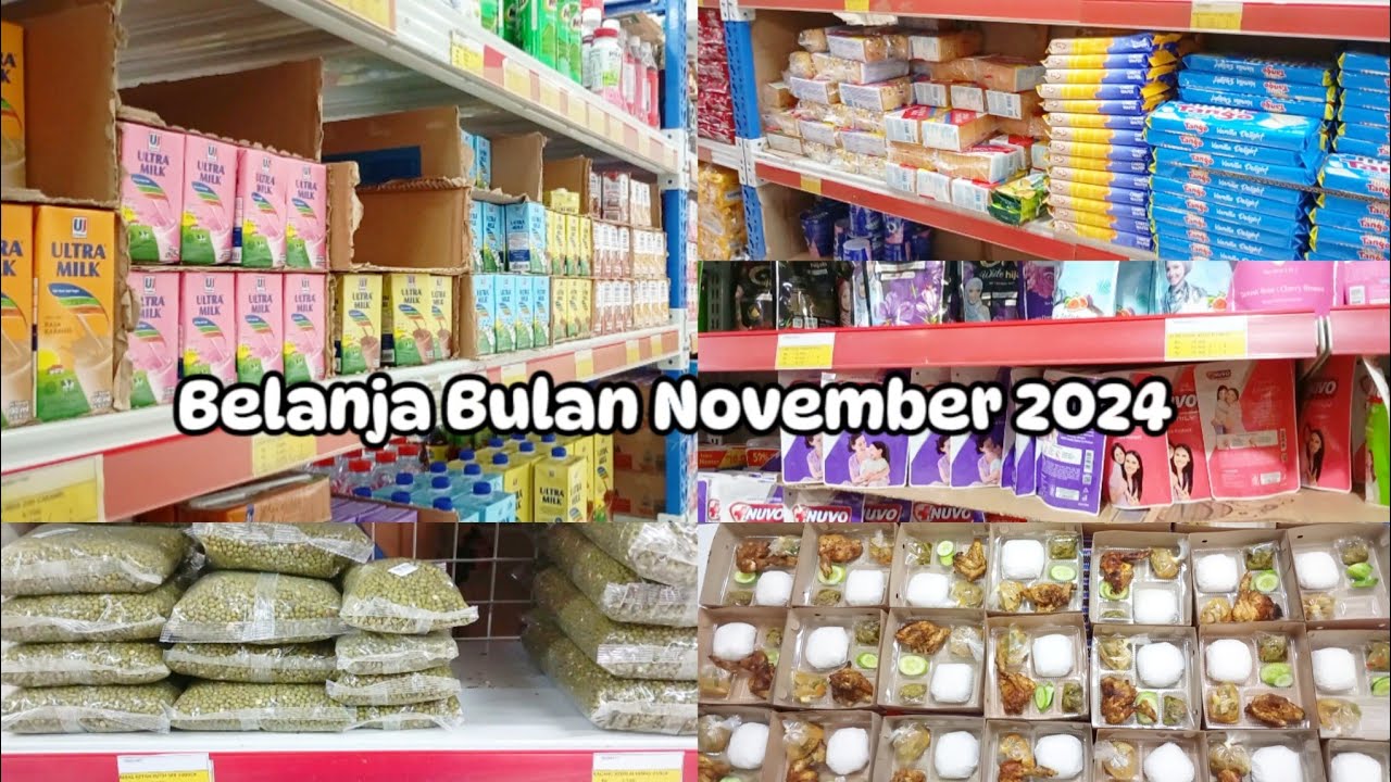 Belanja hemat bulan november 2024 | Groceries shopping #belanjabulanan