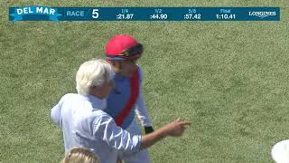 Nooni wins the Sorrento Stakes G.III race 5 at Del Mar 8/10/24