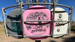 NEW Discmania Rainmaker // 7 Holes // Rainmaker v. Sensei v. Logic