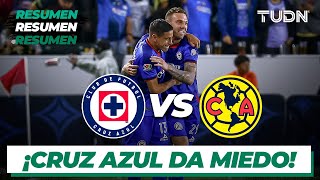 Resumen y goles | América 23 Cruz Azul | Amistoso 2024 | TUDN