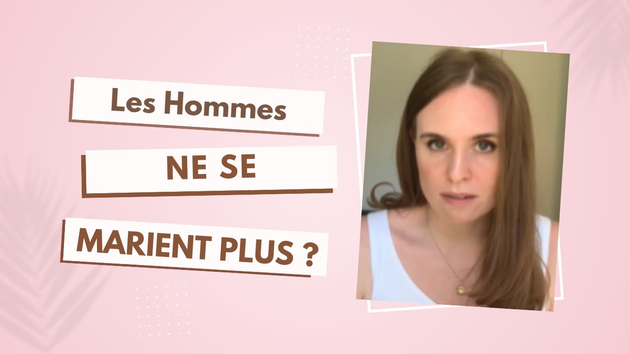 Pourquoi certains hommes ne veulent plus se marier ?