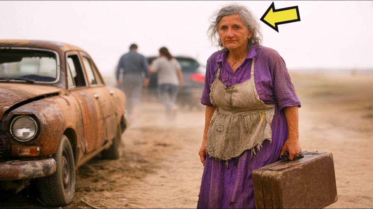 الأبناء يتركون الأم مع سيارة متهالكة… لكن القدر يفاجئهم