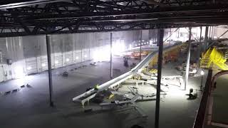 Inside a Amazon fulfillment center Mobile,Alabama