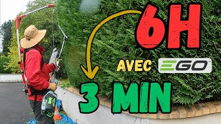 3 Min Chrono Avec Mon Taille-Haie Ego Power