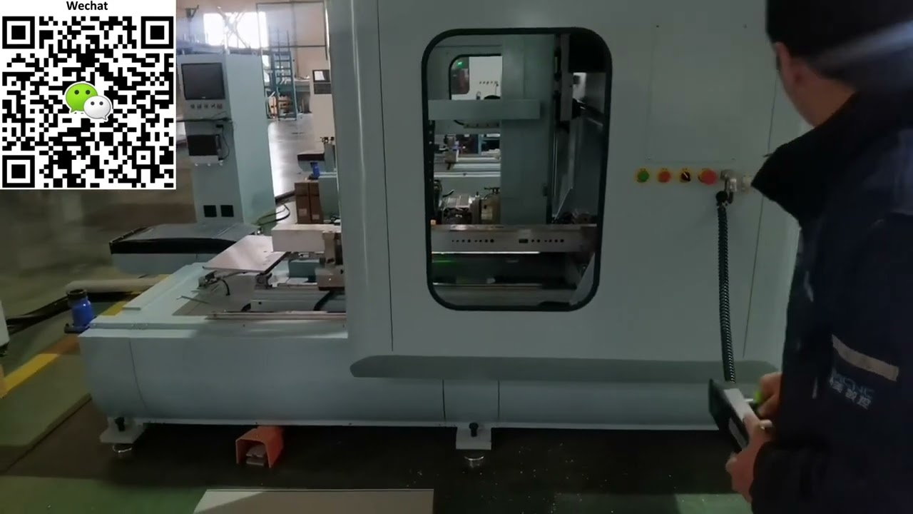 Hot Sale Aluminum Curtain Wall CNC Machining Centre 4 Axis 7000mm length
