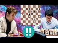 Perfect chess game 20  ding liren vs magnus carlsen