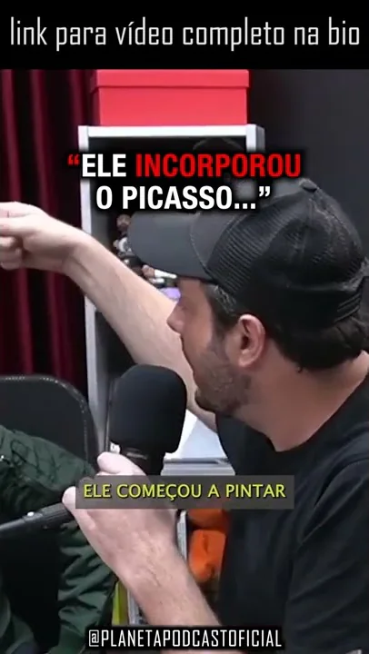 imagem do vídeo “E COMEÇOU A PINTAR…” com Danilo Gentili, Oscar Filho e Diogo Portugal | Planeta #shorts