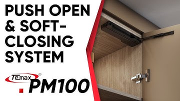 How to install Push to Open Door Opener Hydraulic Soft Close System | Wardrobe cabinet