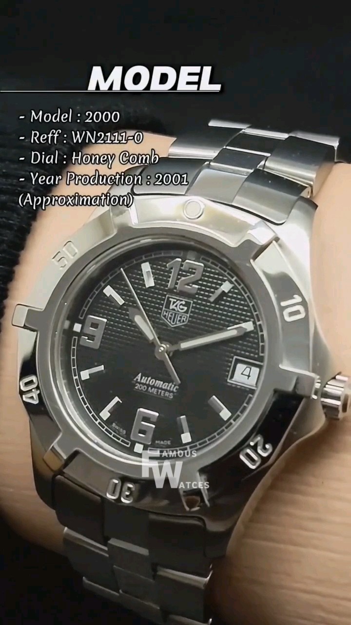 Tag Heuer 2000 Automatic WN2111-0 #tagheuer #tagheuerwatch