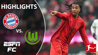 LATE MATCH HEAT 🔥 Bayern Munich vs. Wolfsburg | Bundesliga Highlights | ESPN FC