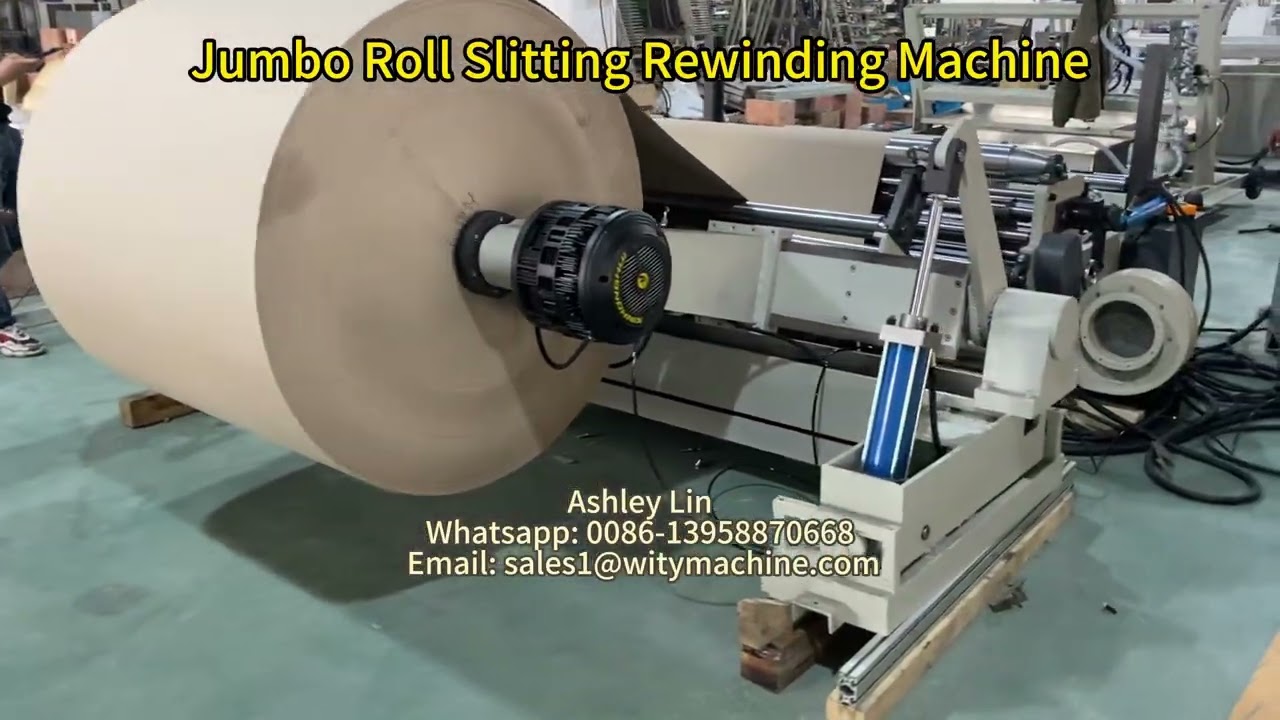 Jumbo Roll Slitting Rewinding Machine