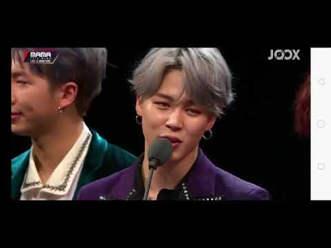 Bts Jimin Cry At Mama Hongkong 2018 Youtube