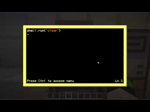 computercraft how to make simple programs