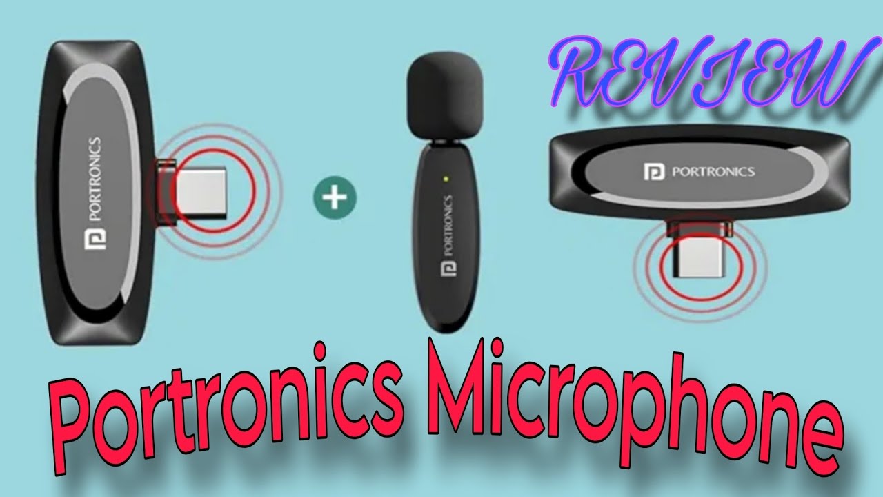 Portronics Wireless Microphone Mic. 