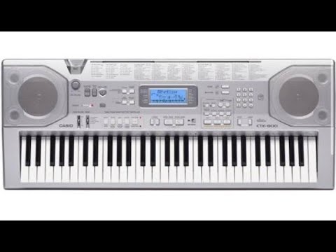 CASIO CTK-800 鍵盤楽器 CASIO Keyboard CTK-800 内蔵曲デモ Demo Songs (Song Bank) - 2005