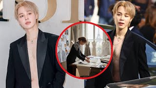 картинка: Реакция дизайнера Dior на появление Чимина в первом ряду трогательна!
