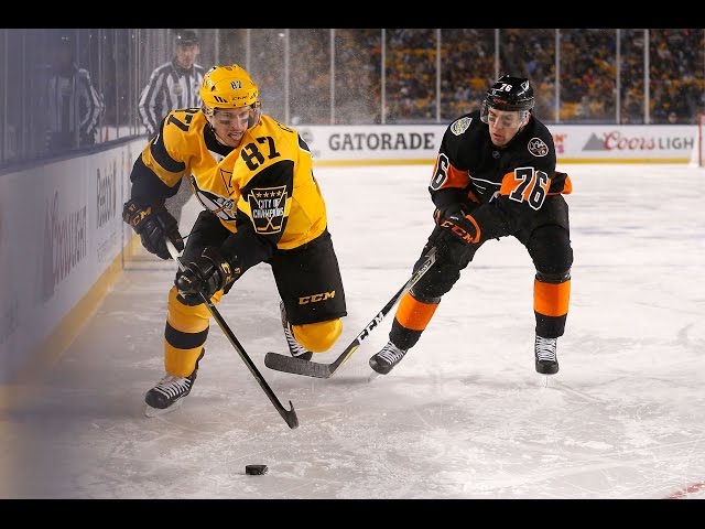 Philadelphia Flyers Practice-Used Puck from the 2017 NHL Stadium