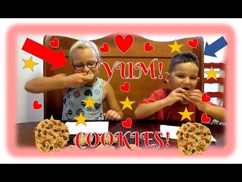 KIDS MAKE VANISHING OATMEAL RAISIN COOKIES!!