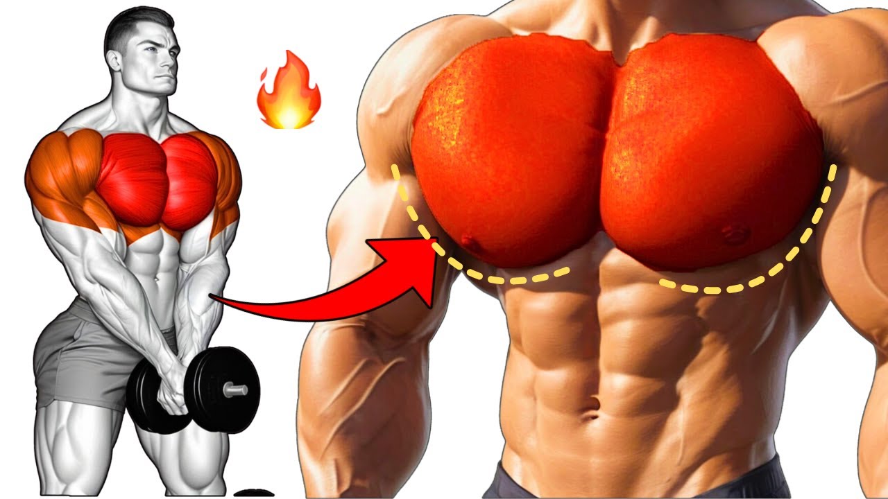 🔥The BEST INNER CHEST WORKOUT ( LINE CHISELED ) 🔥 6 EXERCISES AT GYM ...