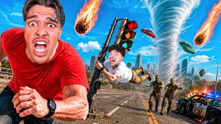 Celui Qui Réussit à SURVIVRE au CHAOS MOD de GTA Gagne !
