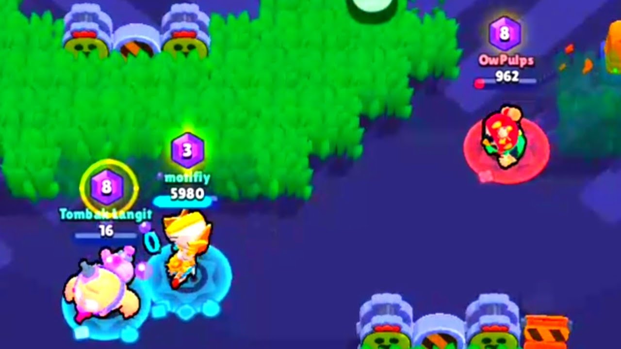 Brawl stars gameplay walkthrough part 2 | Gems Grab ( Andrew & ios ...