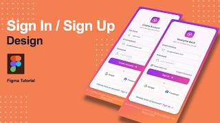 How to Design a Login & Sign Up Page in Figma | UI Design Tutorial for Beginners 2026