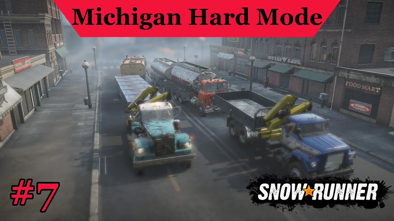 Snowrunner - Hard Mode | Heavy Hauling | Michigan #7