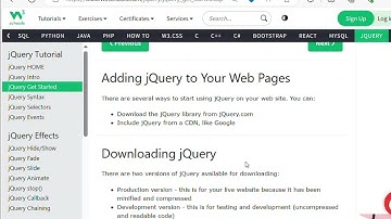 Adding jQuery to Your Web Pages
