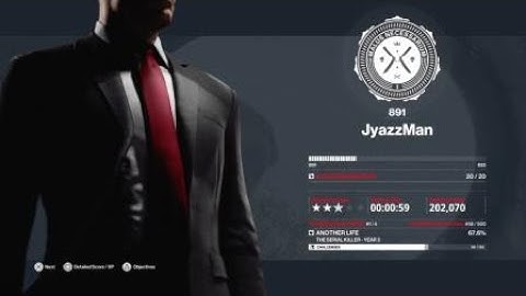 Hitman Speedrun · Elusive Target - The Serial Killer (Year 3) · PS4 - 0:59