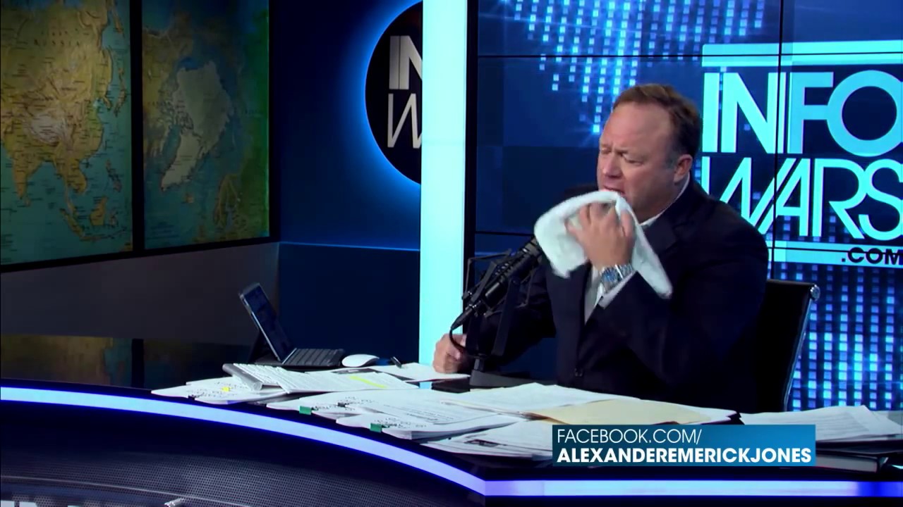 Alex Jones Cries and Prays to God