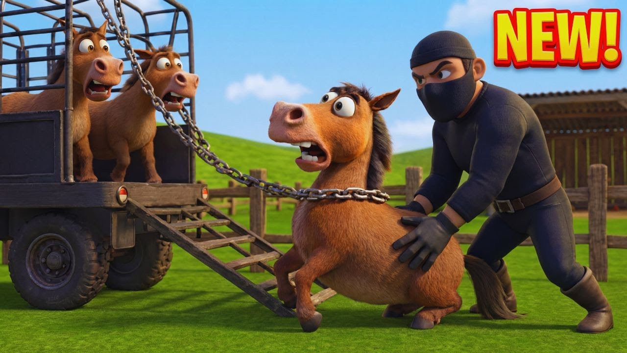 Thief in the Farm 😱 | Animals Go Wild 🐄🐓 | Old MacDonald Story