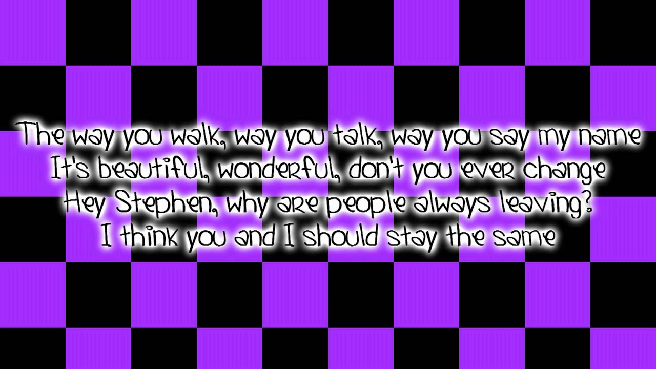 Taylor Swift-Hey Stephen [[Lyrics]] - YouTube
