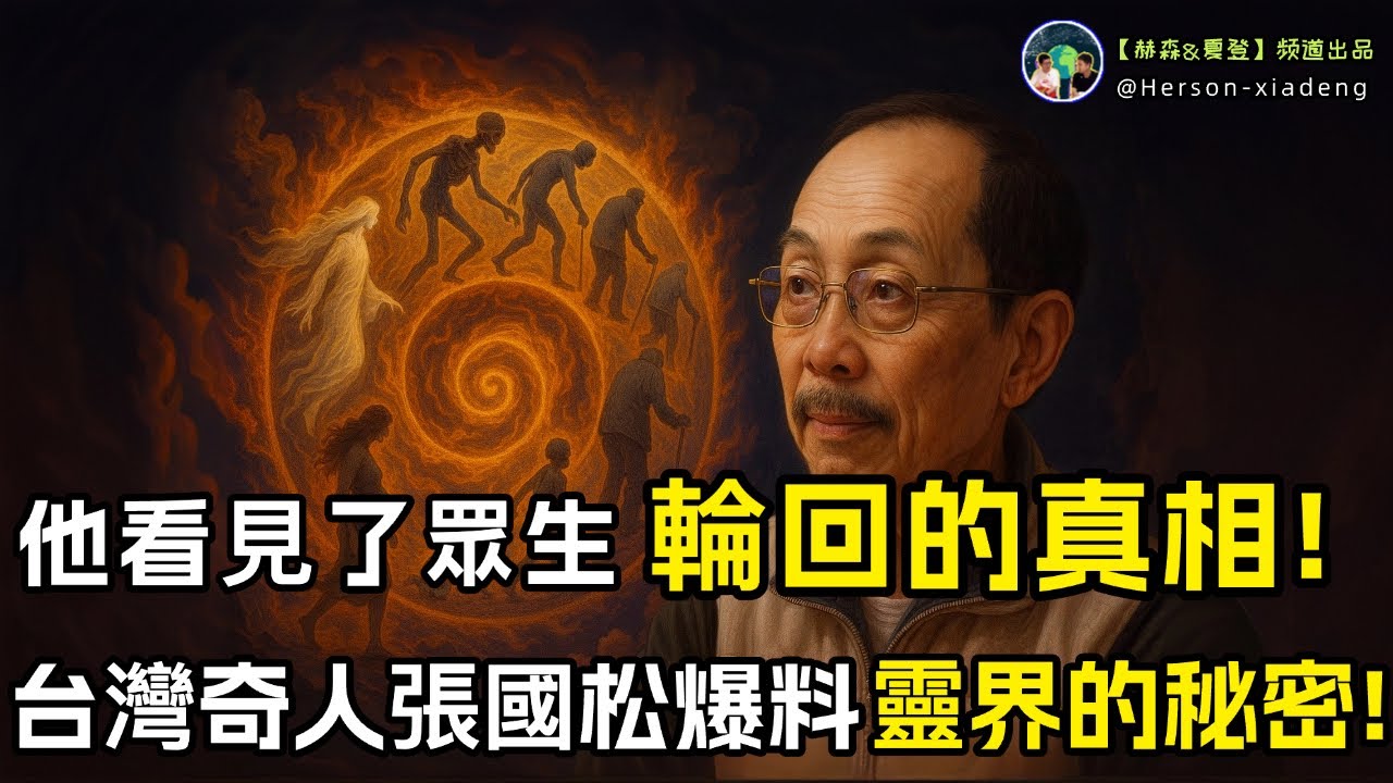 臺灣奇人張國松,記錄靈界真實見聞,揭示眾生輪回的奧秘|赫森&夏登