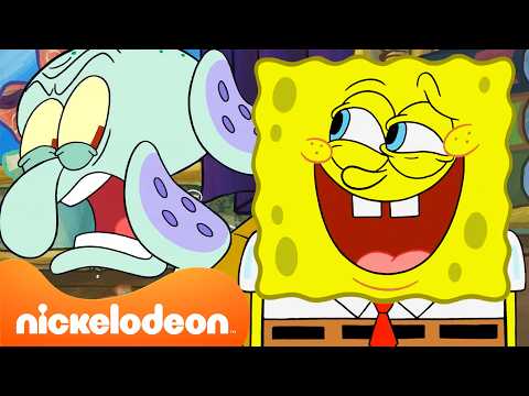 Губка Боб | Сквидвард раздражается целых 45 минут 🤭 | Губка Боб | Nickelodeon Cyrillic