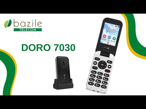 Présentation du télépone Doro 7030 - Bazile Telecom