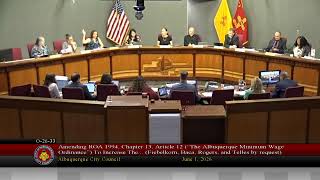 Albuquerque City Council Meeting - June 1, 2026