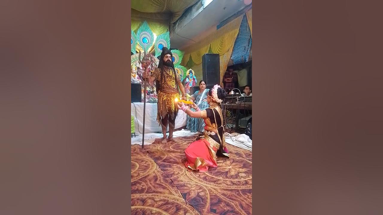 Shiv Parvati jhaki #minivlog #shorts2024 #shorts #youtubeshorts #jhalli ...