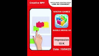 Bubble Merge Go! #puzzle #creativeads #ads #newcreative #shortvideo screenshot 4