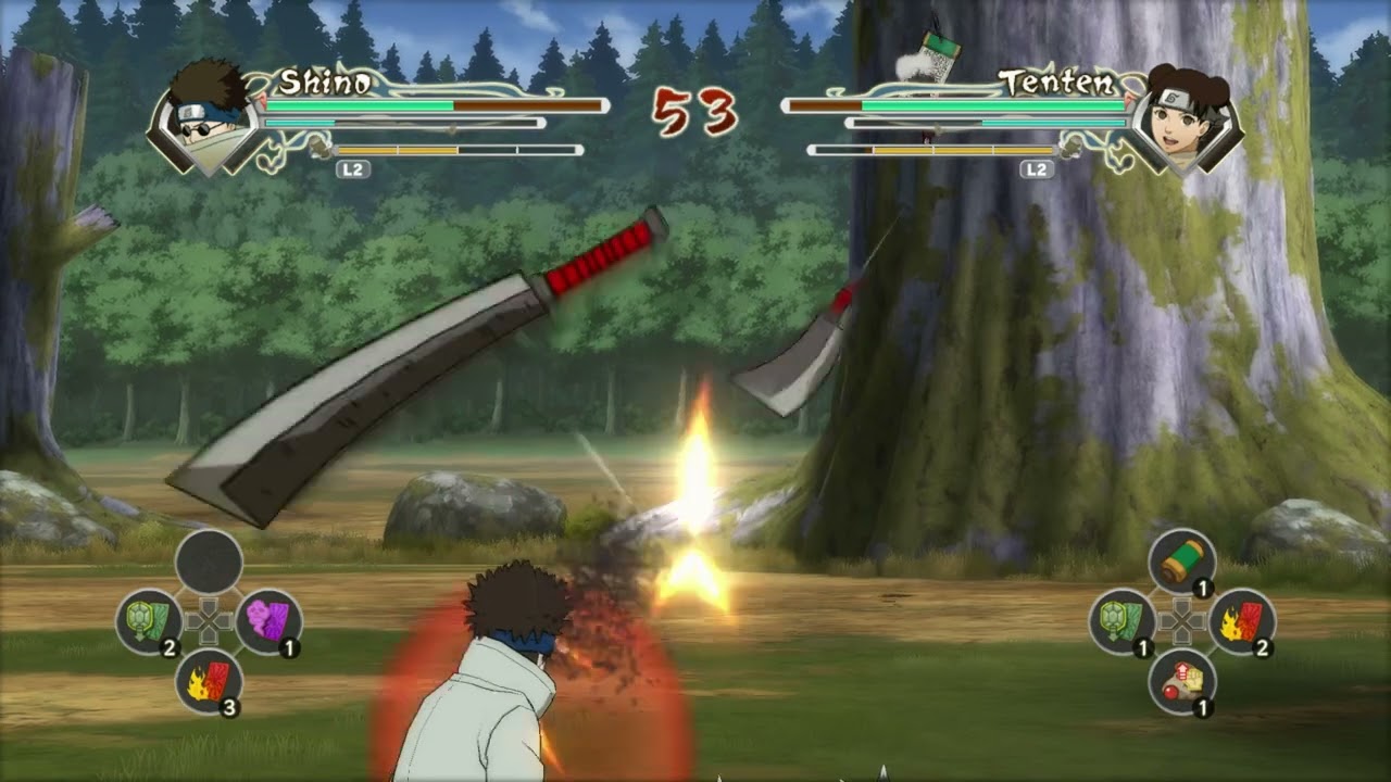 Shino (Part 1) vs Tenten - Naruto Shippuden Ultimate Ninja Storm Generations