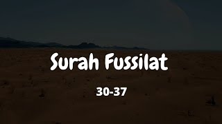 Surah Fussilat/Hameem Sajdah | Urdu & English Translation | Hamza Boudib | 30-37