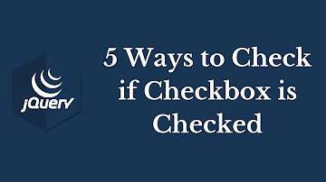 Como verificar se um checkbox está marcado com jQuery?