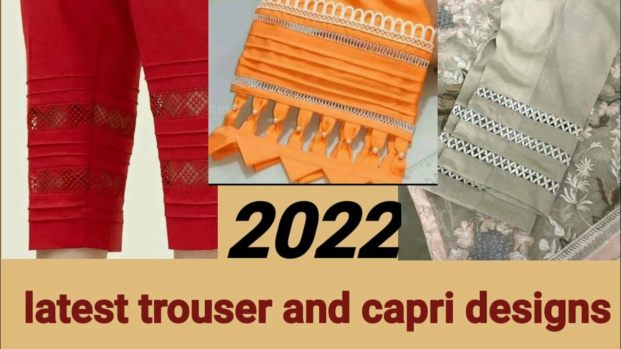 new and trendy trouser and capri designs // 