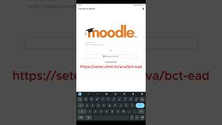 Tutorial de Acesso APP Moodle para Android screenshot 5