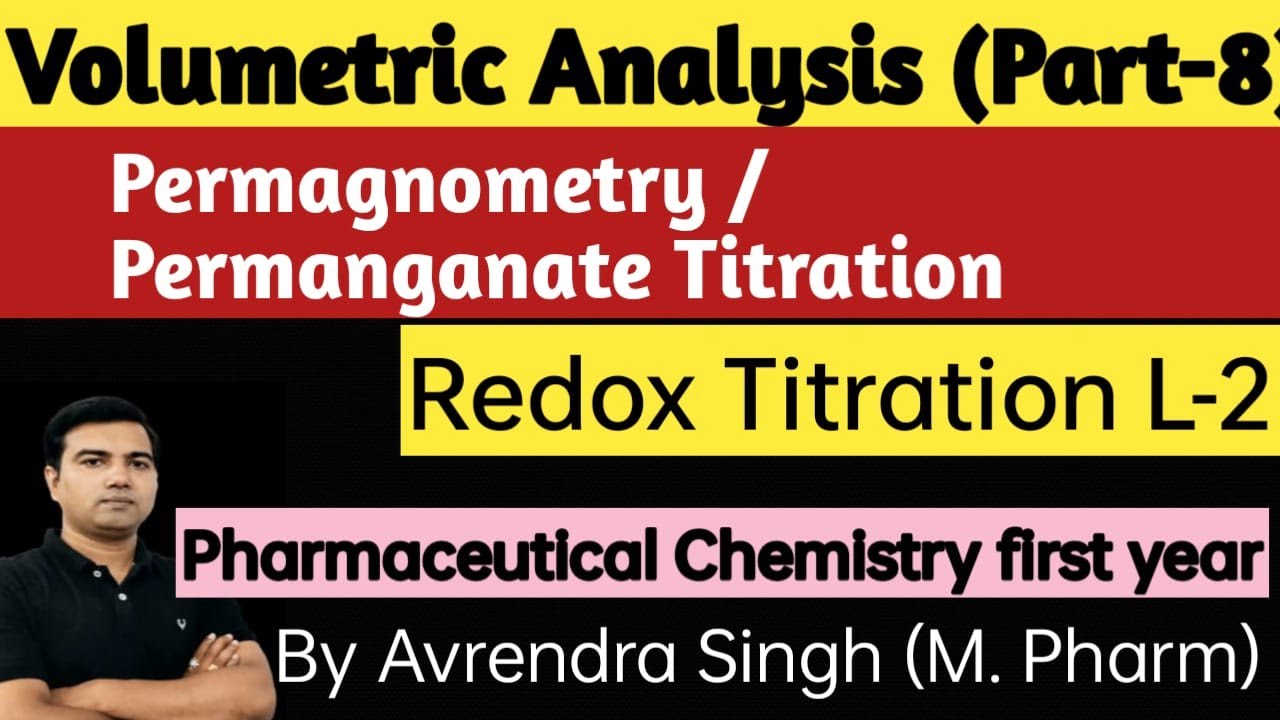 Redox Titrations L2 Permanganate Titrations Titration with KMnO4