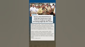 Tangan Bahlil Kepergok Colek Bos Danantara saat Prabowo Singgung Kerugian Tambang Ilegal Rp 300 T