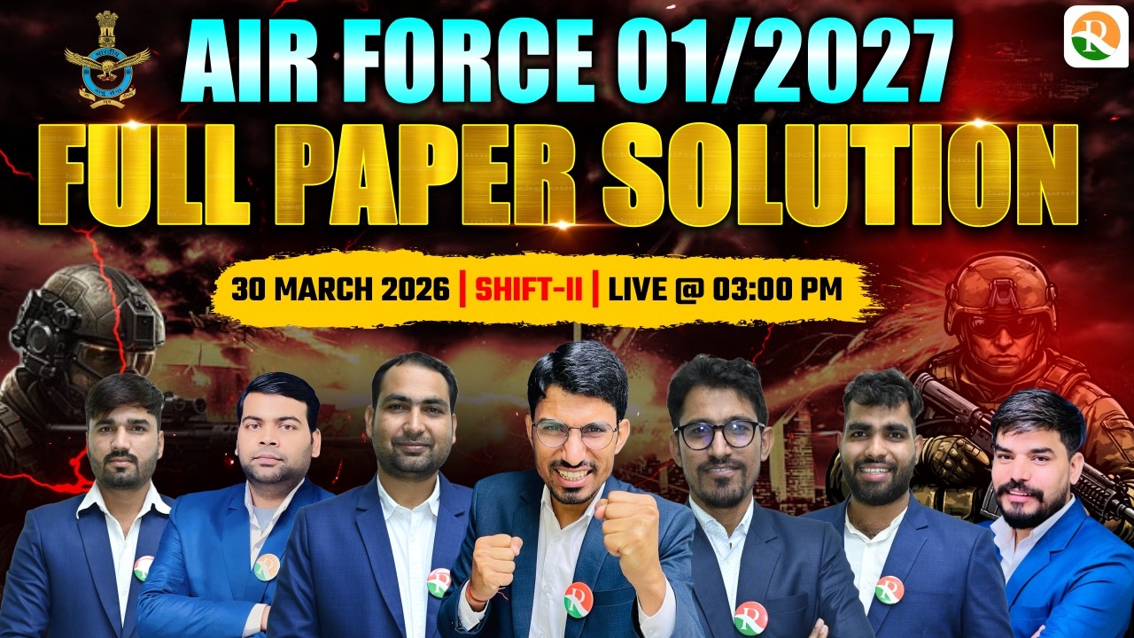 Airforce Paper Solution 01-2027 / Airforce 30 March 2nd shift Paper ...