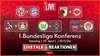 🔴31. Spieltag | M05 - FCB | KOE - B04 | FCA - SGE | WOB - BMG | HDH - STP  | 1.Bundesliga
