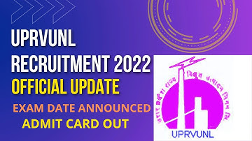 UPRVUNL OFFICIAL UPDATE||EXAM DATE ANNOUNCED FOR ALL BRANCHES ||ADMIT CARD OUT